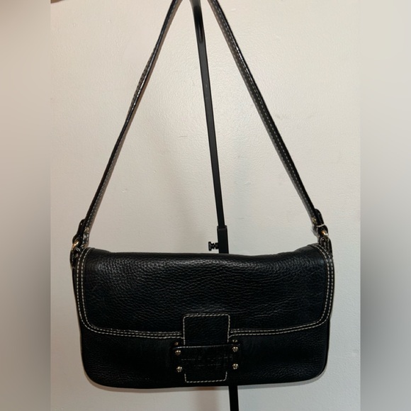 Kate Spade ♠️ Leather Shoulder Bag, Vintage, EUC - Picture 1 of 11